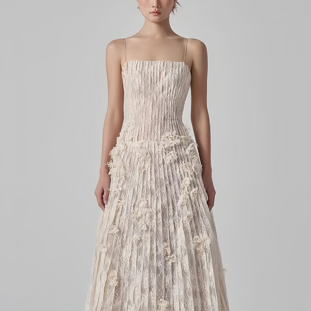 Elegant Feather Flower Romantic Wedding Dresses