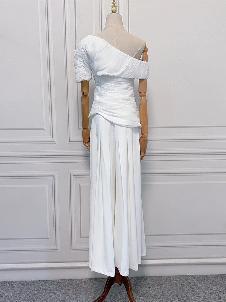 Elegant White Dress Set