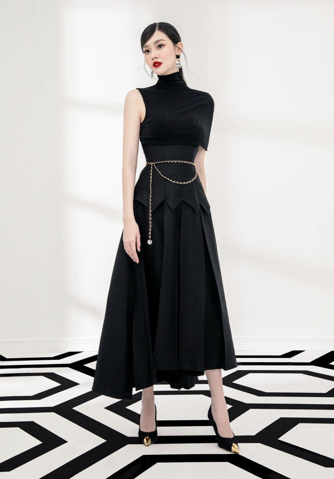 Elegant Black Dress | Stylish Designer Apparel for Women