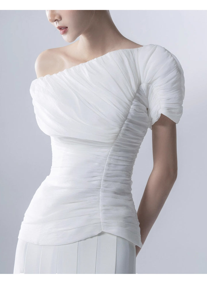 Elegant White Dress Set