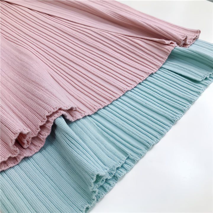 Pink Sleeveless Vertical Striped Dress