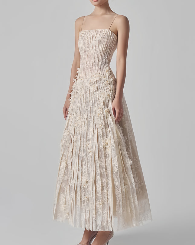 Elegant Feather Flower Romantic Wedding Dresses