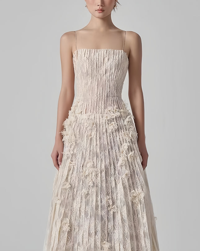Elegant Feather Flower Romantic Wedding Dresses