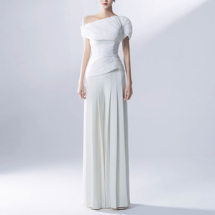 Elegant White Dress Set